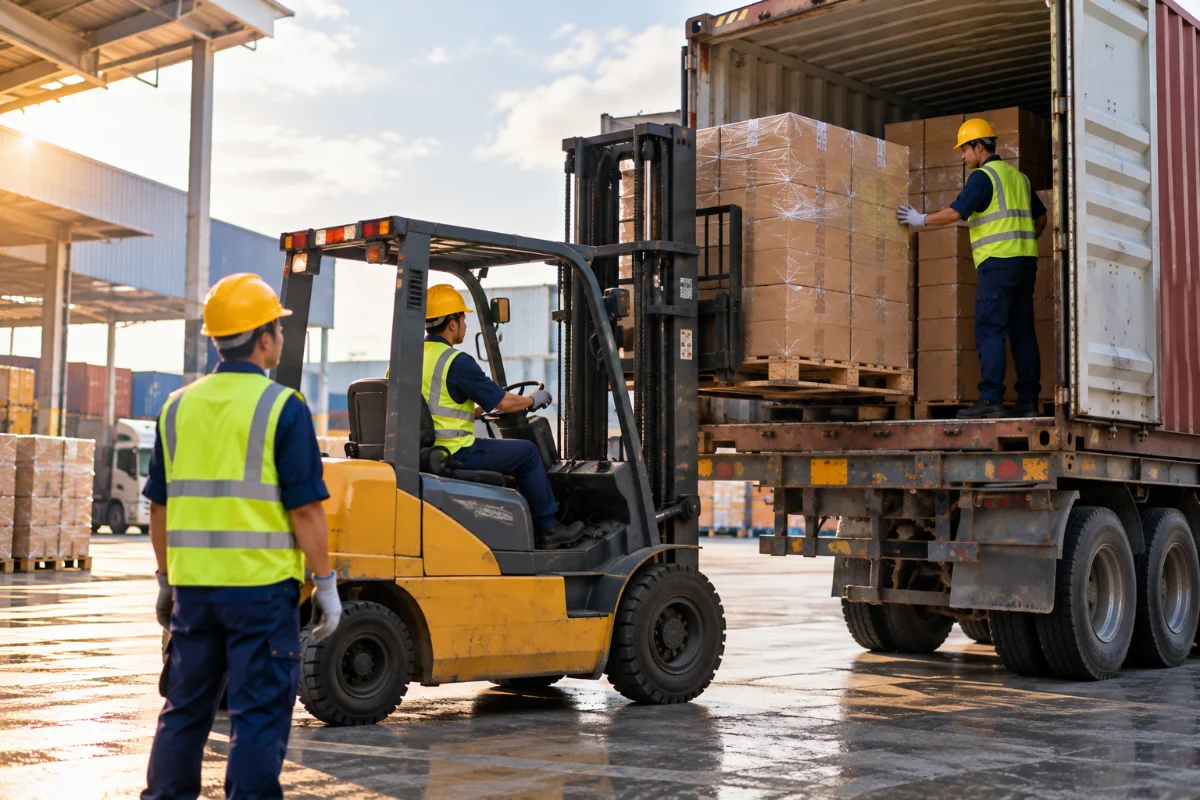 Bốc xếp container